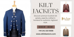 Authentic Scottish Kilt Jackets for Every Occasion