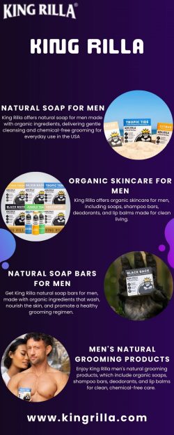 Organic Skincare for Men | King Rilla Natural Grooming