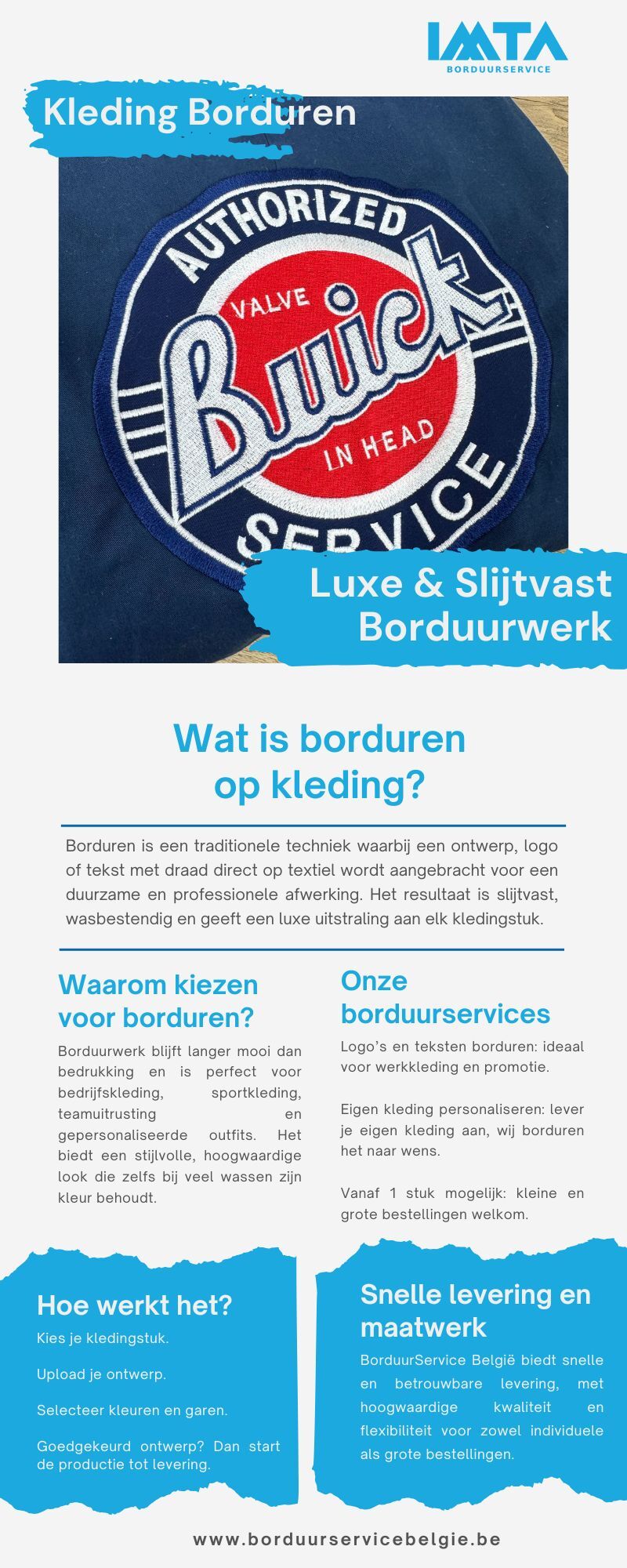 Kleding Borduren Luxe & Slijtvast Borduurwerk