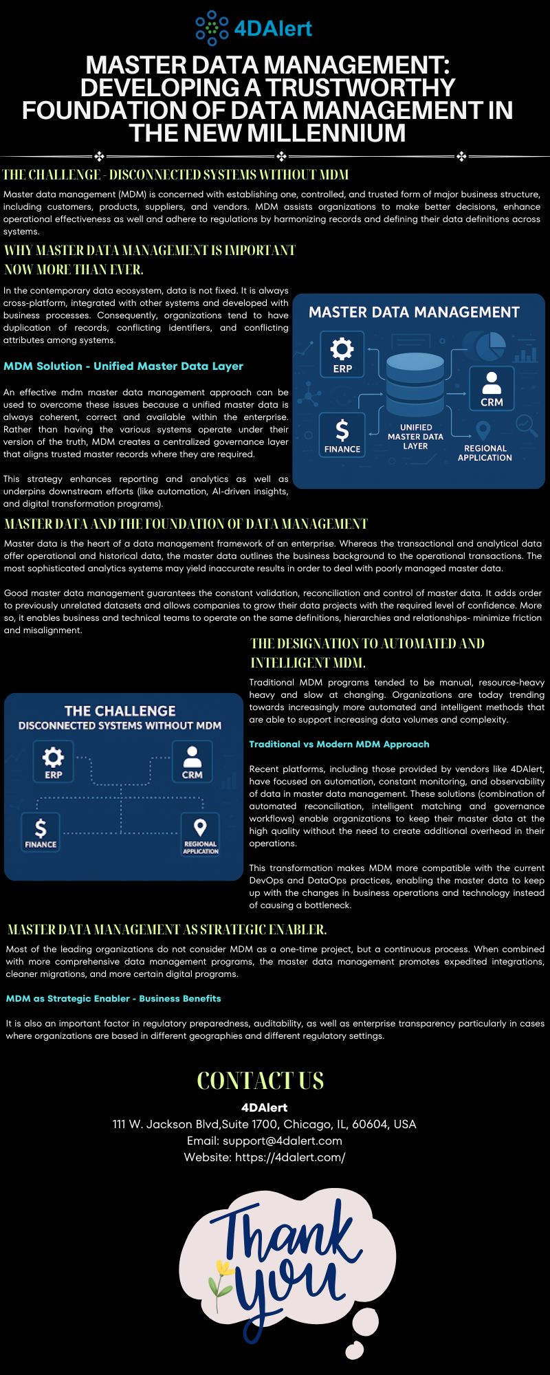 Master Data Management: Developing a Trustworthy Foundation of Data Management in the New Millennium