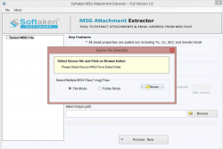 Softaken MSG Attachment Extractor Software