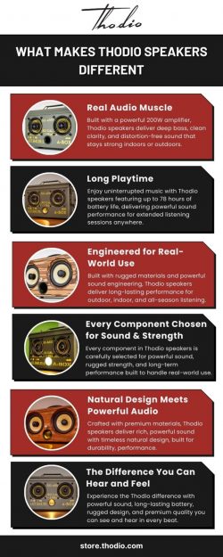 What Makes Thodio Speakers Different