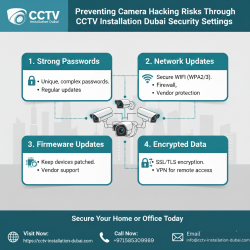 Preventing Camera Hacking Risks Through CCTV Installation Dubai Security Settings