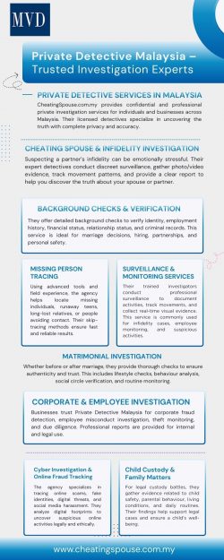 Private Detective Malaysia – Trusted Investigation Experts