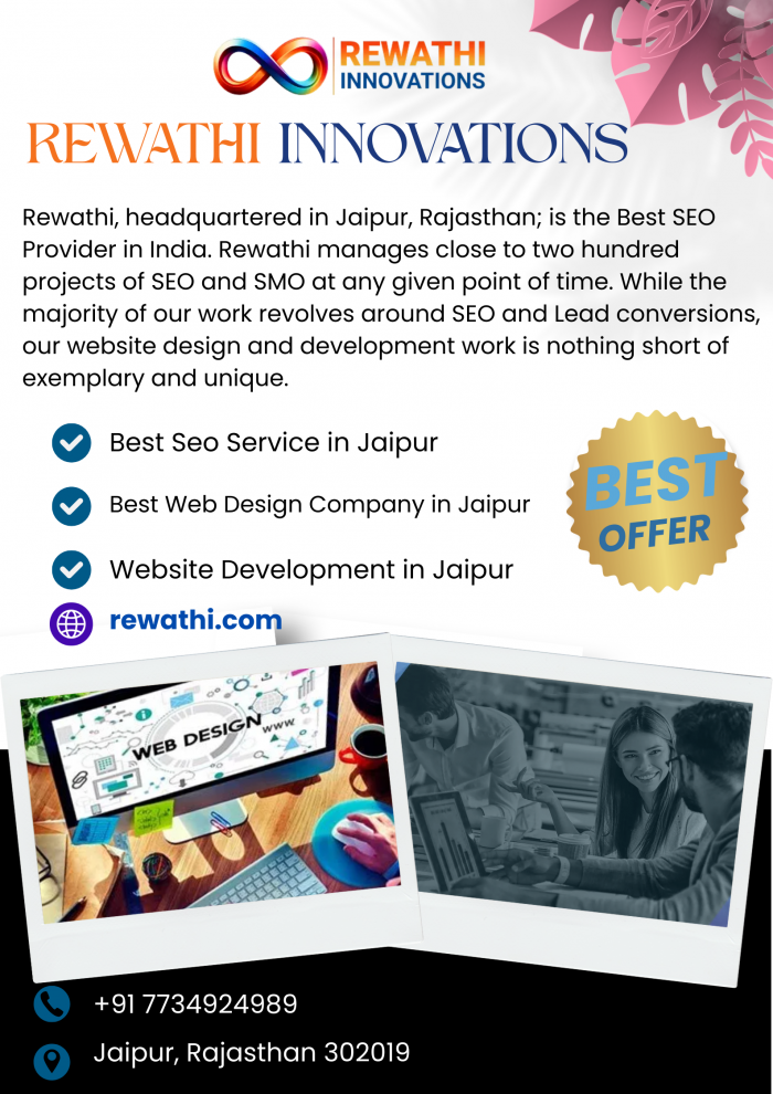 Best Web Design Company in Jaipur – Rewathi Innovations