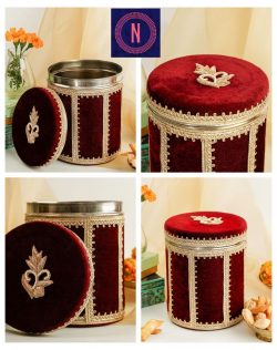 Saaj Velvet Ladoo/Bhaji Box