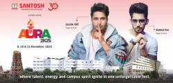 AURA 2K25: Celebrating Talent, Energy and Campus Spirit at Santosh Deemed to be University