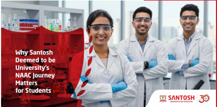 Why Santosh Deemed to be University’s NAAC Journey Matters for Students