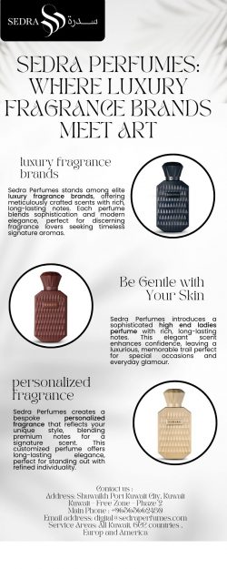 Sedra Perfumes: Where Luxury Fragrance Brands Meet Art