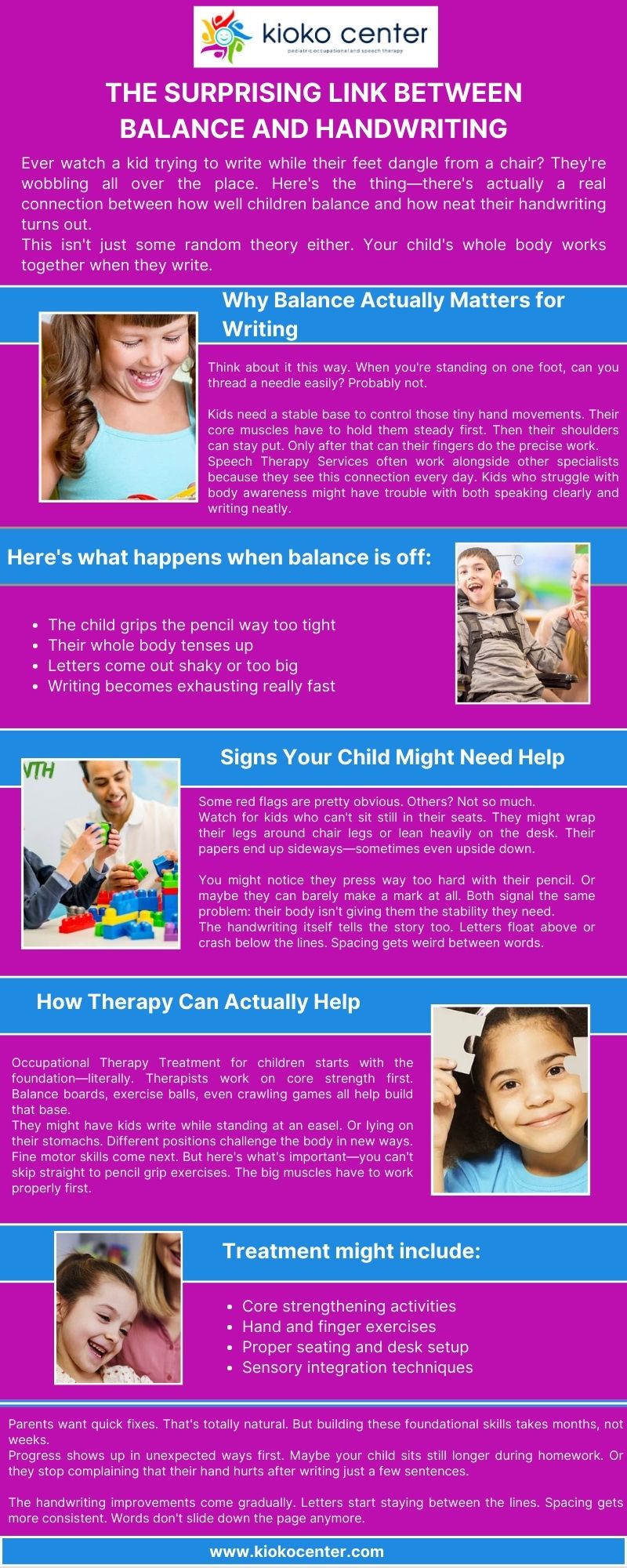 The Surprising Link Between Balance and Handwriting