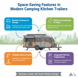 Space-Saving Features in Modern Camping Kitchen Trailers