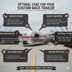 Tips for Maintaining Your Custom Race Trailer