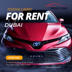 Toyota Camry for Rent in Dubai | Prox Dxb