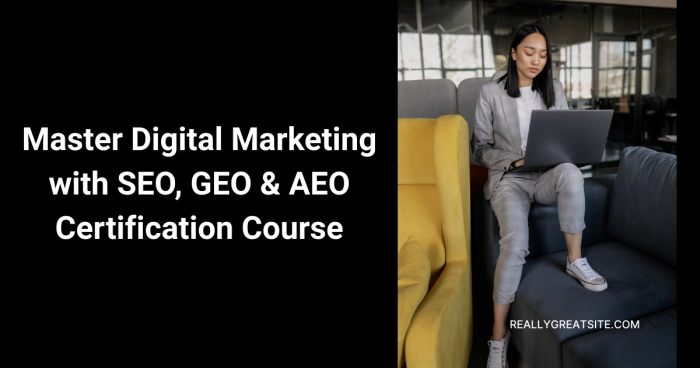 Master SEO, GEO & AEO Certification Course – Transform Your Digital Expertise