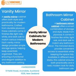 Vanity Mirror Cabinets for Modern Bathrooms