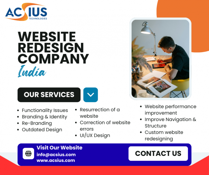 Website Redesign Company India