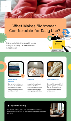 What Makes Nightwear Comfortable for Daily Use?