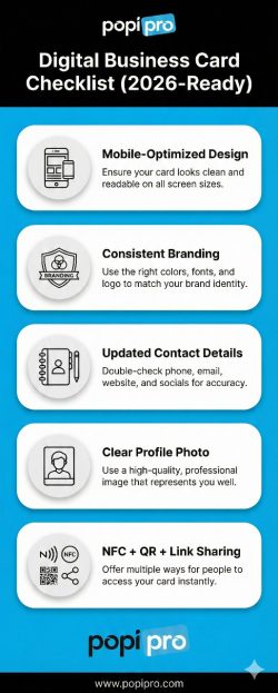Digital Business Card Checklist (2026-Ready)