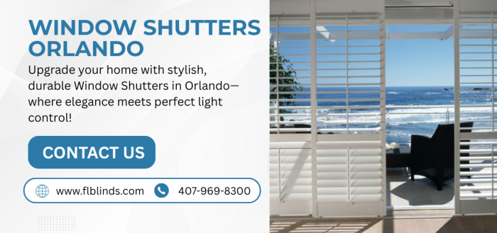 Stylish & Durable Window Shutters in Orlando