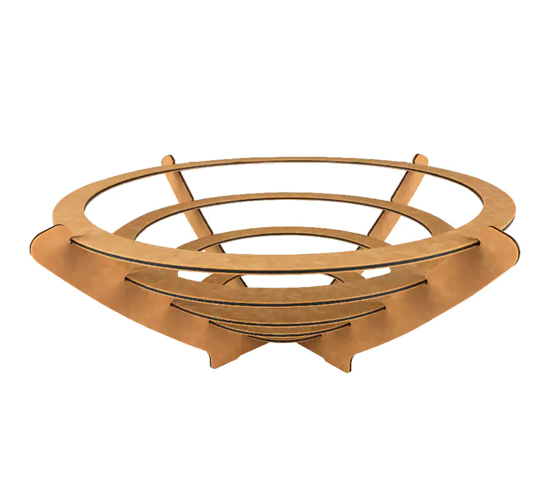Warm Kitchen Atmosphere with Wooden Fiber Fruit/ Bread Basket