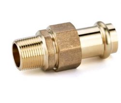 Lead-free Brass Press Male Union MPT X Press
