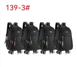 Backpacks with 4 Removable Wheels Large Capacity Carry-on Travel Bags