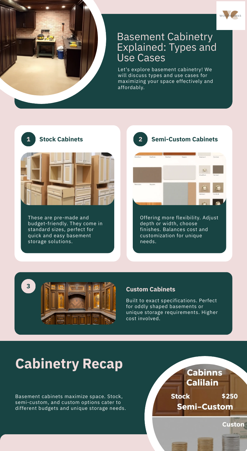 Basement Cabinetry Explained: Types and Use Cases