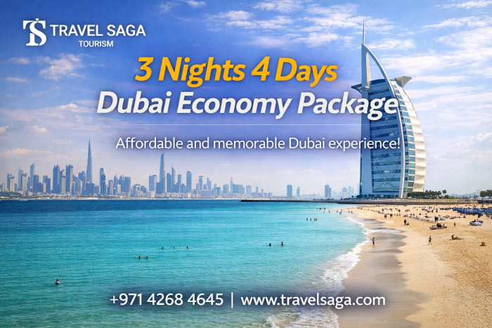Book 3 Nights 4 Days Dubai Economy Package