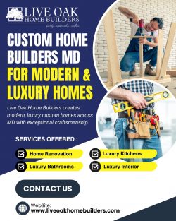 Custom Home Builders in Maryland for Luxury Dream Homes