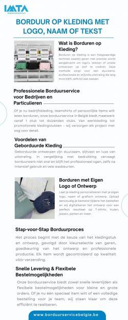 Borduur Op Kleding Met Logo Of Naam Hoge Kwaliteit Borduurwerk