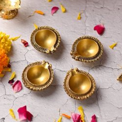 Buy Brass Diyas for Pooja Online in India – Vedansh Craft