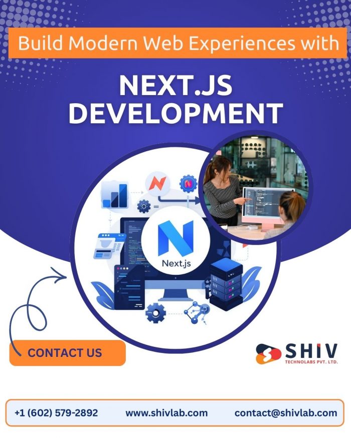 Custom Next.js Web Development Services by Shiv Technolabs