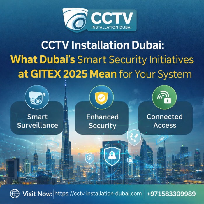 CCTV Installation Dubai: What Dubai’s Smart Security Initiatives at GITEX 2025 Mean for Your System
