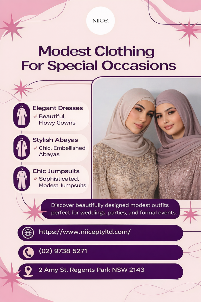 Elegant Modest Clothing for Special Occasions & Formal Events