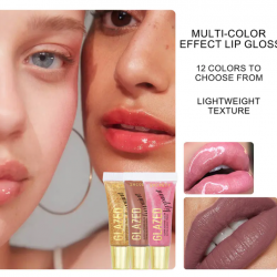 12 Colors Long lasting Wet Cherry Jelly Professional Lip Gloss Factory