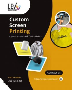 Custom Screen Printing For Clean And Bold Apparel