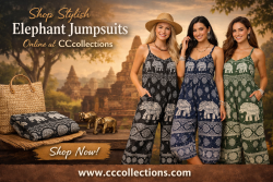 Elephant Jumpsuit Trendy Street Fashion