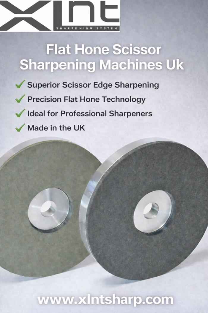 Flat Hone Scissor Sharpening Machines UK | XLnt Sharpening System