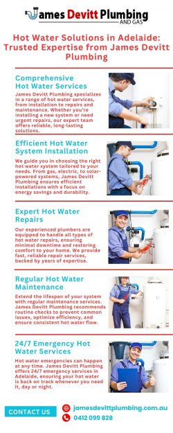 Hot Water Plumber Adelaide