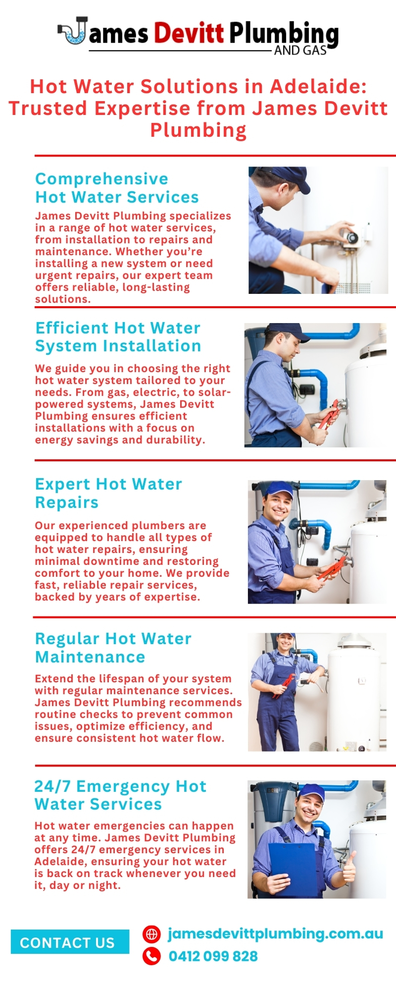 Hot Water Plumber Adelaide