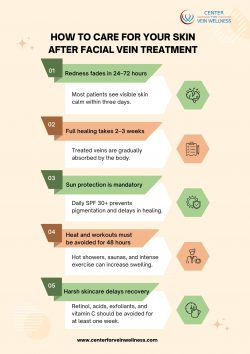 How to Care for Your Skin After Facial Vein Treatment