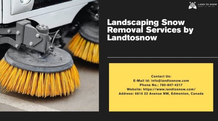 Landscaping Snow Removal Services by Landtosnow