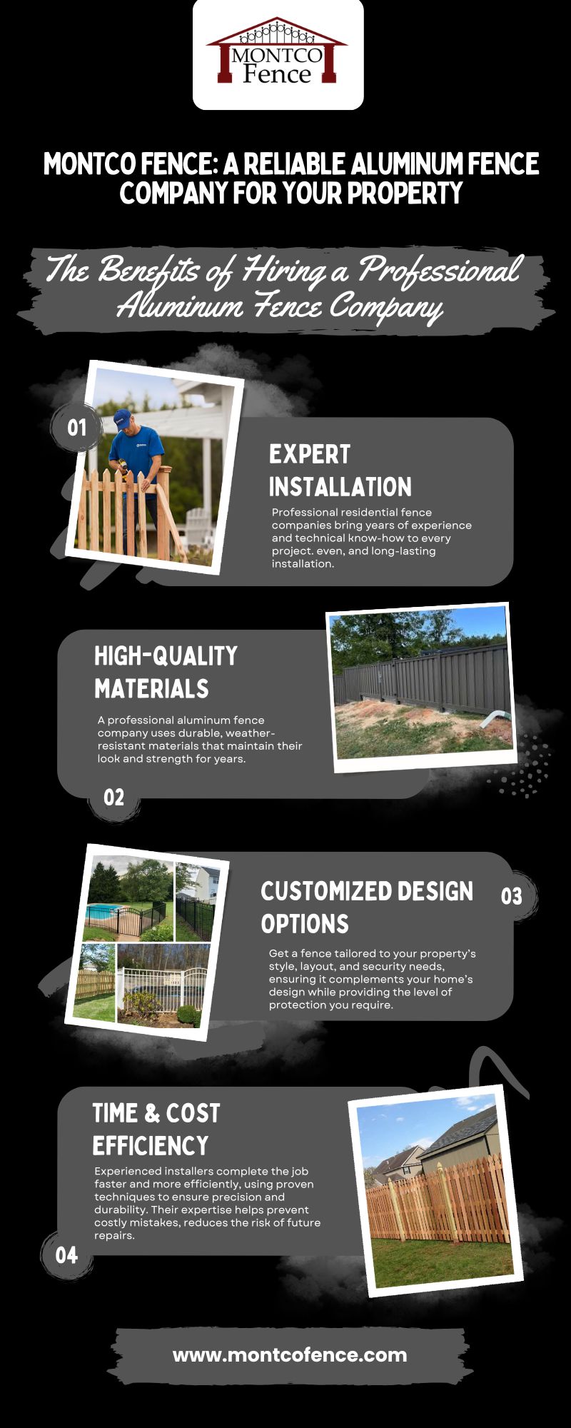 Montco Fence: A reliable aluminum fence company for your property