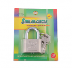 Oval Matte Blade Key Iron Padlock Factory