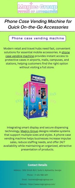 Phone Case Vending Machine for Quick On-the-Go Accessories