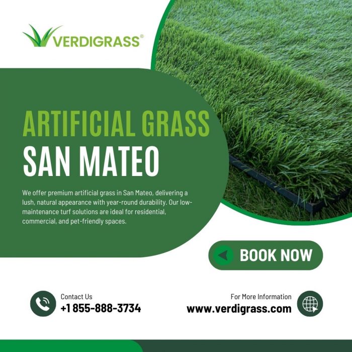 Premium Artificial Grass Installation in San Mateo