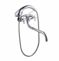 Wall Mount Bathroom Bathtub Faucet Set