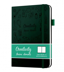A5 Leather Cover Hardcover Journal Notebook