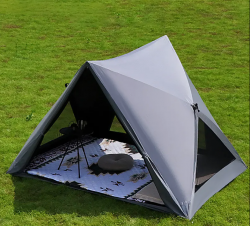 Outdoor Beach Triangle Automatic Camping Tent