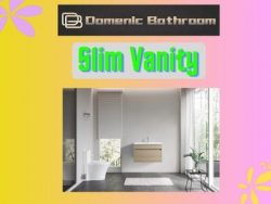 Stylish Slim Vanity for Compact Bathroom Spaces